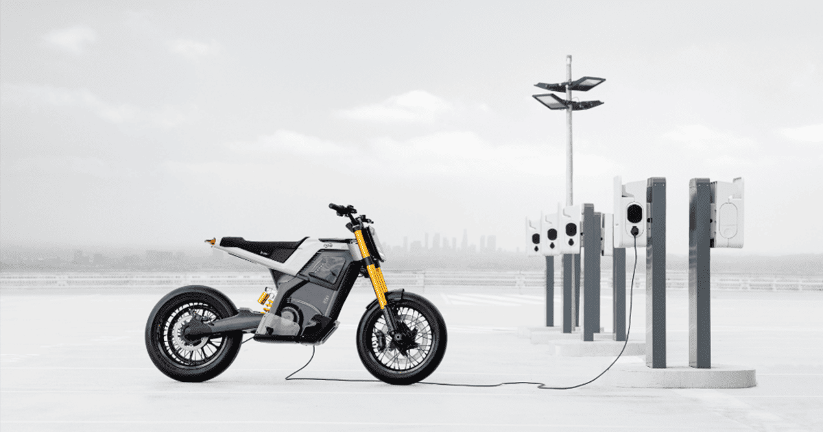charging an electric dirt bike